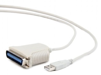 Kábel adaptér z USB na paralelny port LPT C36M, 1,8m, Cablexpert CUM360