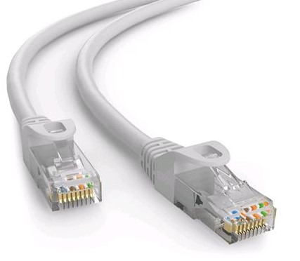 Kabel C-TECH patchcord Cat6e, UTP, šedý, 1m