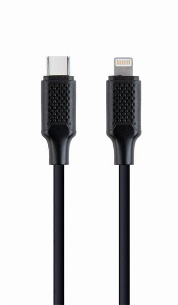Kábel CABLEXPERT USB 2.0 Type-C na Ligtning (CM/8pinM), 1,5m, dátový, čierny CC-USB2-CM8PM-1.5M