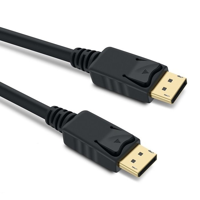 Kábel DisplayPort 1.4 přípojný kabel M/M zlacené konektory, 1m kport8-01