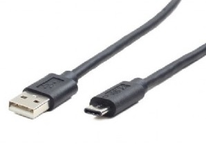 Kábel Gembird USB 2.0 to USB-C 3m black