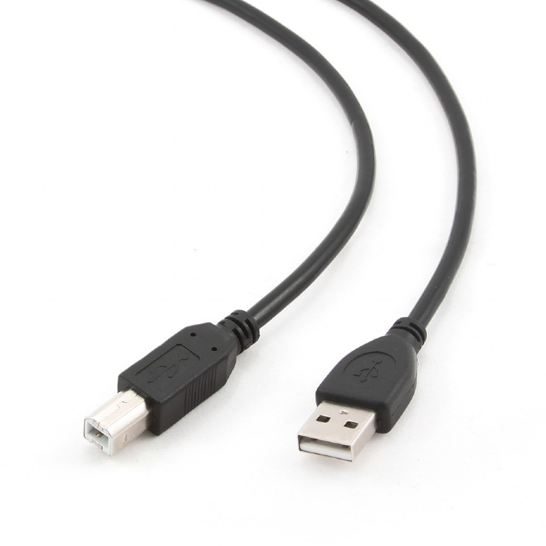 Kábel Gembird USB 2.0 typ A-B 1m. HQ Black CCP-USB2-AMBM-1M