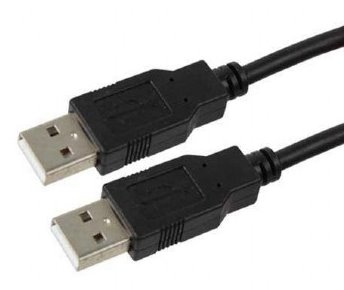 Kabel Gembird USB A-A 1,8m 2.0 propojovaci M/M HQ Black