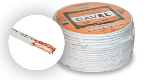 Kábel koaxiál Cavel KF114 (v baleni 100m)