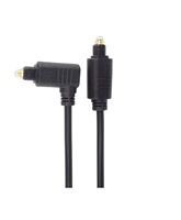 Kábel PremiumCord Toslink - Toslink 90°, hrúbka kábla:4.0 mm, dĺžka 2 m