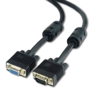 Kabel prodlu.monitor 15M/15F VGA,9m,stín,exferr.č CC-PPVGAX-10M-B