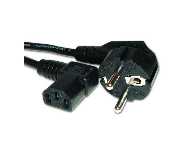 Kábel sieťový 230V napájací 3m, zahnutý, EFB EK535.3