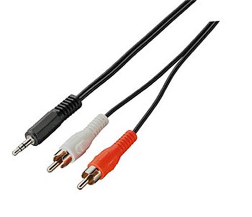 KABEL STEREO 3,5mm M,2xRCA M 10m 11.09.4349-20