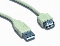 Kabel USB A-A 4,5m 2.0 prodlužovací