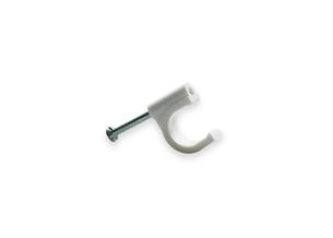 Káblový plastový úchyt 6mm, 100ks v balení