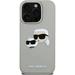 Karl Lagerfeld 3D Rubber Double Heads kryt iPhone 16 Pro Max béžový 57983123915