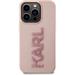 Karl Lagerfeld 3D Rubber Glitter Logo Karl kryt iPhone 15 Max Pro ružový 57983116795