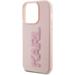 Karl Lagerfeld 3D Rubber Glitter Logo Karl kryt iPhone 15 Max Pro ružový 57983116795