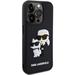 Karl Lagerfeld 3D Rubber Karl and Choupette kryt iPhone 15 Pro čierny 57983116647
