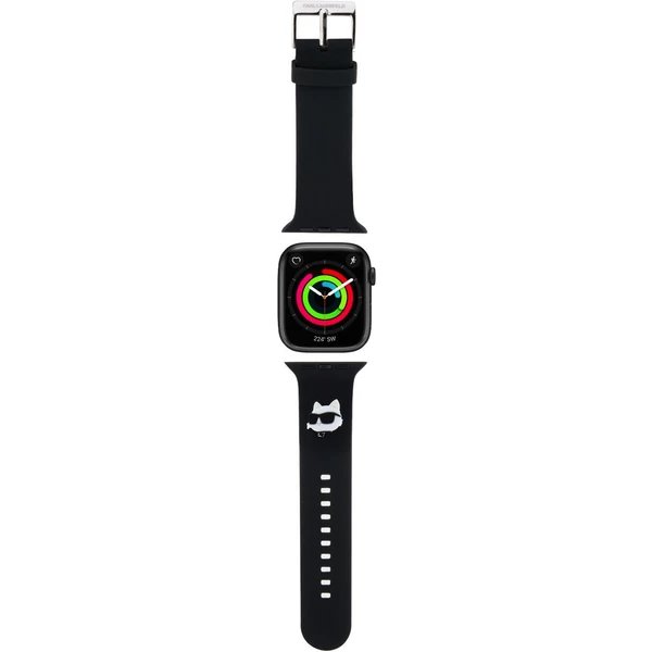 Karl Lagerfeld Choupette Head NFT Remienok pre Apple Watch 38/40/41 čierny 57983116717