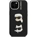 Karl Lagerfeld Grained PU K&CH Heads kryt iPhone 15 čierny 57983125017
