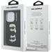 Karl Lagerfeld Grained PU K&CH Heads kryt iPhone 15 Pro čierny 57983125018