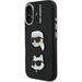 Karl Lagerfeld Grained PU K&CH Heads kryt iPhone 16 čierny 57983125020