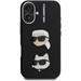Karl Lagerfeld Grained PU K&CH Heads kryt iPhone 16 čierny 57983125020