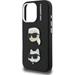 Karl Lagerfeld Grained PU K&CH Heads kryt iPhone 16 Pro Max čierny 57983125022