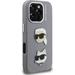 Karl Lagerfeld Grained PU K&CH Heads kryt iPhone 16 Pro Max šedý 57983125028