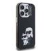 Karl Lagerfeld IML Aquarelle Karl and Choupette kryt iPhone 15 Pro čierny 57983125065