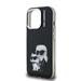 Karl Lagerfeld IML Aquarelle Karl and Choupette kryt iPhone 15 Pro čierny 57983125065