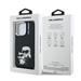 Karl Lagerfeld IML Aquarelle Karl and Choupette kryt iPhone 15 Pro čierny 57983125065