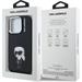 Karl Lagerfeld IML Aquarelle Karl kryt iPhone 15 Pro čierny 57983125072