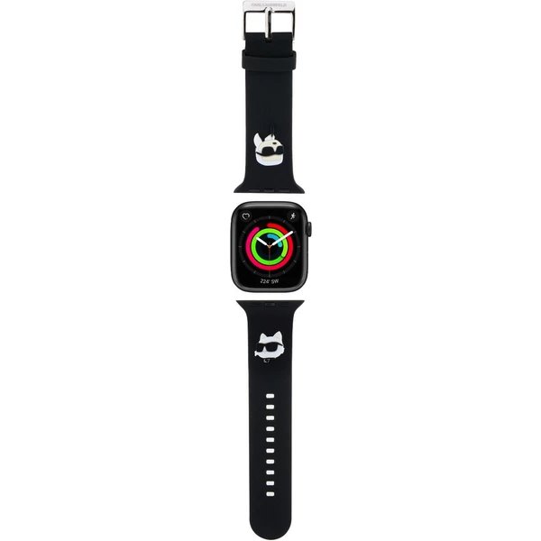 Karl Lagerfeld Karl and Choupette Head NFT Remienok pre Apple Watch 38/40/41 čierny 57983116718
