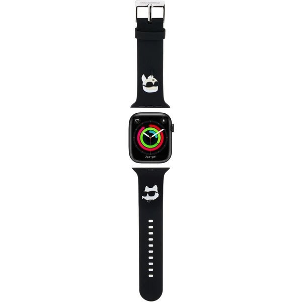 Karl Lagerfeld Karl and Choupette Head NFT Remienok pre Apple Watch 42/44/45/46/49 čierny 57983116723