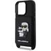 Karl Lagerfeld Saffiano Crossbody Popruh Karl and Choupette kryt iPhone 16 Pro Max čierny 57983122779
