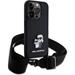 Karl Lagerfeld Saffiano Crossbody Popruh Metal Karl and Choupette kryt iPhone 15 Pro čierny 57983116653