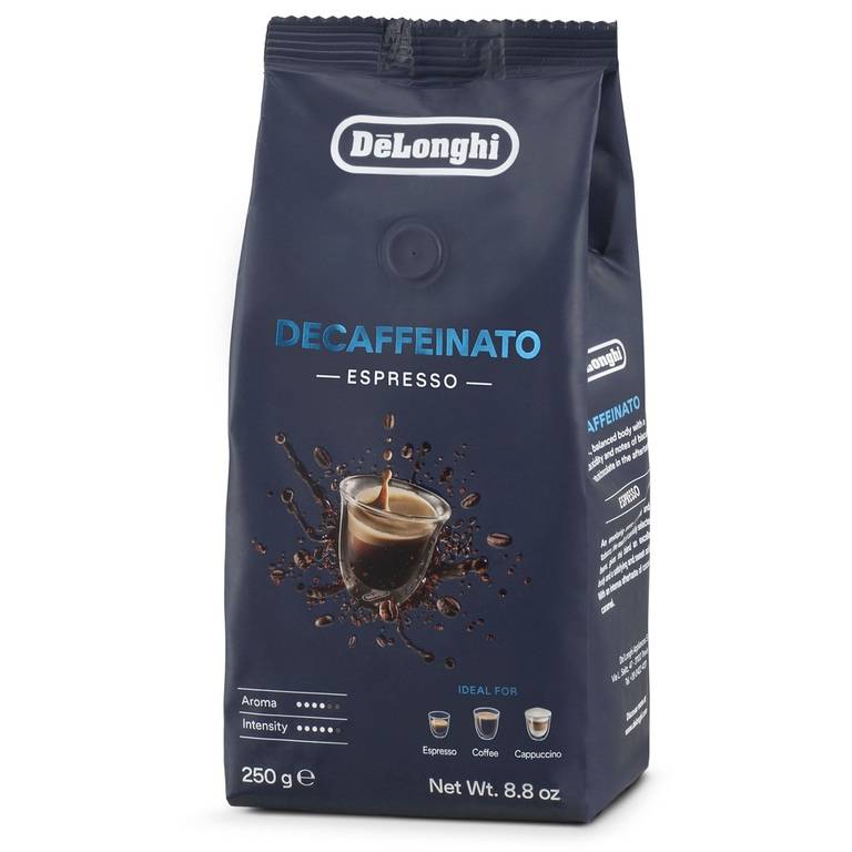 Kava DeLonghi DECAFFEEINATO Kimbo 250g zrnková 8004399335721