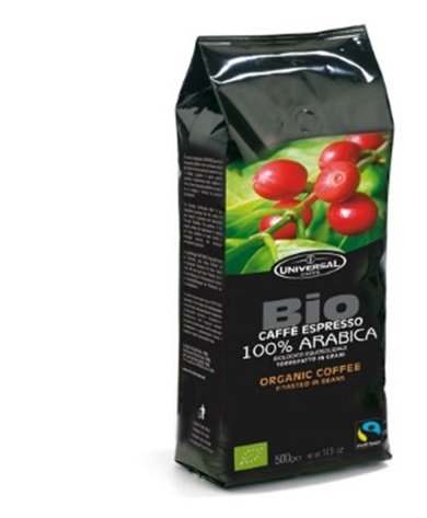 Káva UNIVERSAL BIO FAIR-TRADE zrnková 100% Arabica 500g 3090