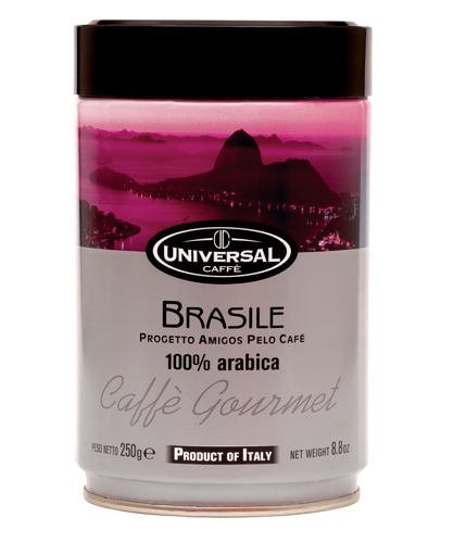 Káva UNIVERSAL BRASIL zrnková 100% Arabica 250g 3071