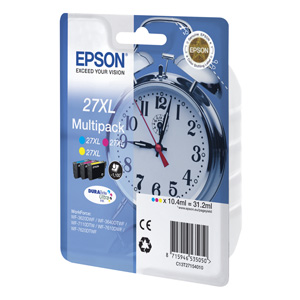 kazeta EPSON WF-3620,3640,7110,7610,7620 T2715 27XL DURABrite Multipack XL (CMY) C13T271540