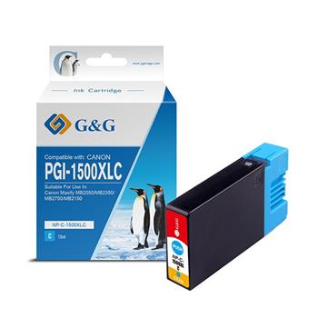 kazeta G&G pre Canon PGI-1500XLC Maxify MB2050/MB2350 (11.5ml/C) NP-C-1500XLC/C(PG)