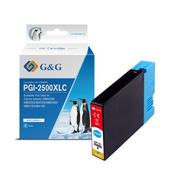 kazeta G&G pre Canon PGI-2500XLC Maxify MB5050/MB5350/IB4050 (20.4ml/C) NP-C-2500XLC/C(PG)