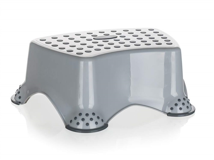 Keeper Stolička-schůdek 40x28x14 šedá 3110148428011