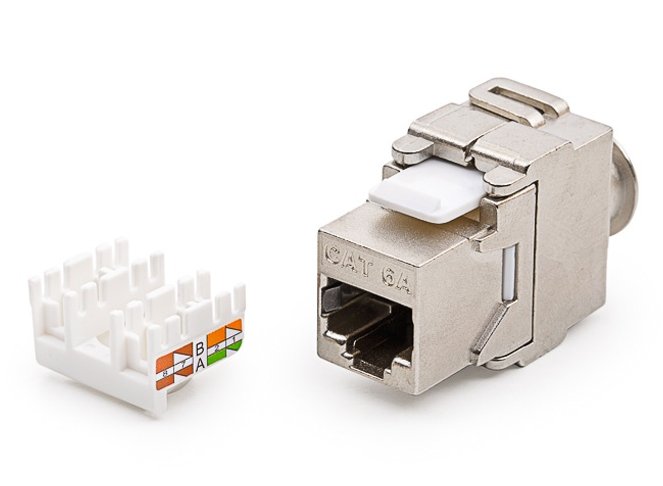 KELine K-Cat.6A System, 10Giga Keystone Modul 1xRJ45/s KEJ-CEA-S-10G