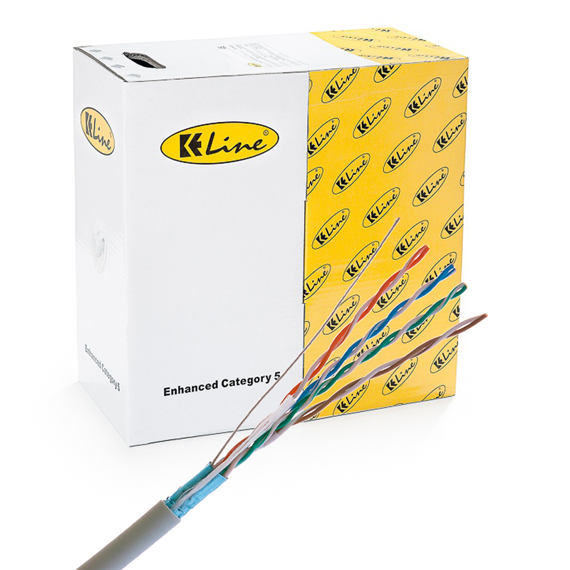 KELINE Kábel FTP(F/UTP) 5E 125 MHz 305m KE300S26-RLX