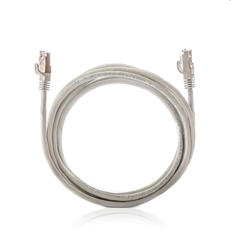 KELine Patch kábel Cat6, STP, LSOH, šedý, 5.00m PC-C6-S-050
