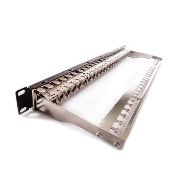 KELine patch panel Cat 6, osadený s 24xKEJ-C6-S-TL KEP-C6-S-TL