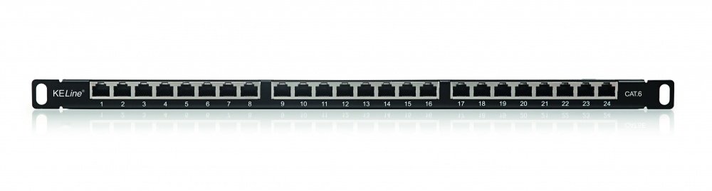 Keline Patch panel KOMPAKT HD, Category 6, 24xRJ45/s, 0,5U 606068