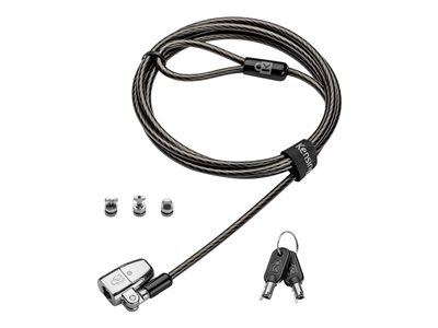 Kensington ClickSafe 2.0 Universal Keyed Laptop Lock - Bezpečnostní kabelový zámek - 1.8 m K68102EU