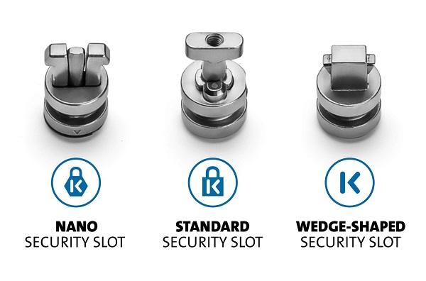 Kensington ClickSafe 3 v 1 kotevní sada pro T-Bar, Wedge, Nano Slots K68001WW