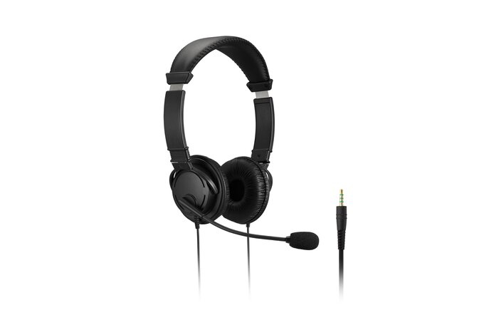 Kensington HiFi sluchátka s mikrofonem a tlačítky pro ovládání hlasitosti K33597WW