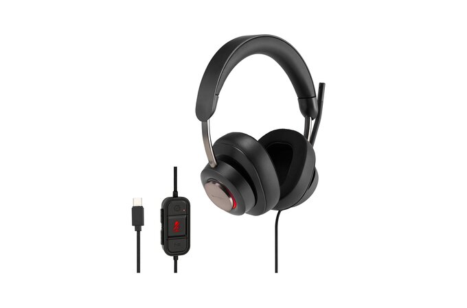 Kensington USB-C sluchátka s mikrofonem a ovládáním hlasitosti K83451WW
