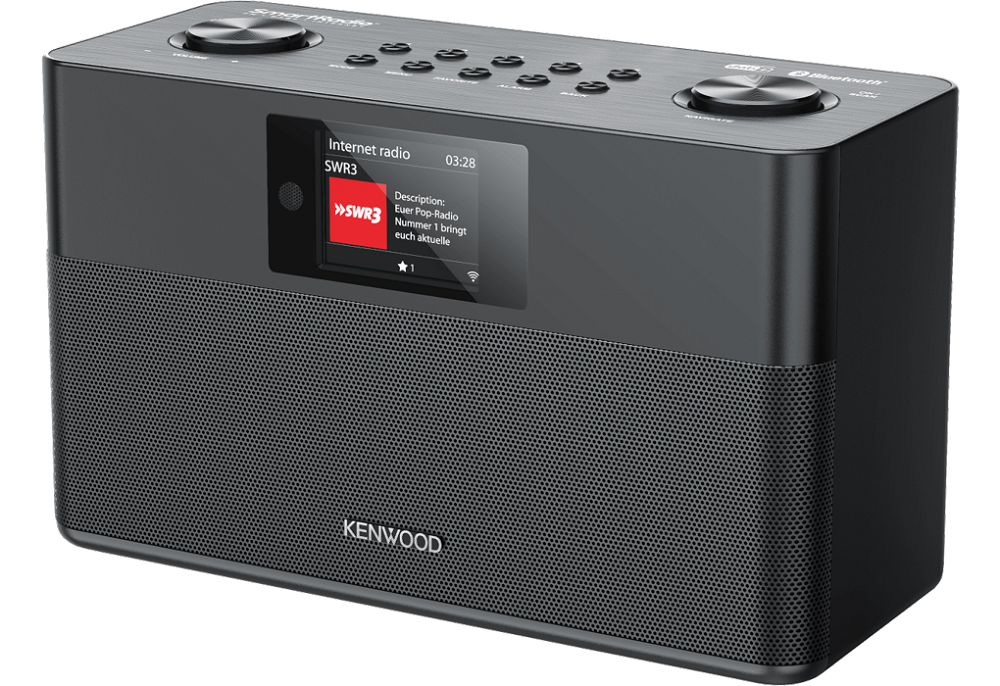 Kenwood Internetové rádio/Spotify/DAB+/BT/USB 2x10W,černé! CR-ST100S-B